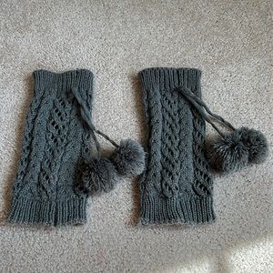 Gray Ankle/Leg Warmers